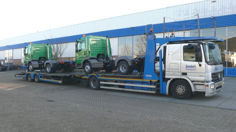 Nieuwe trucks rollen binnen voor opbouw......
