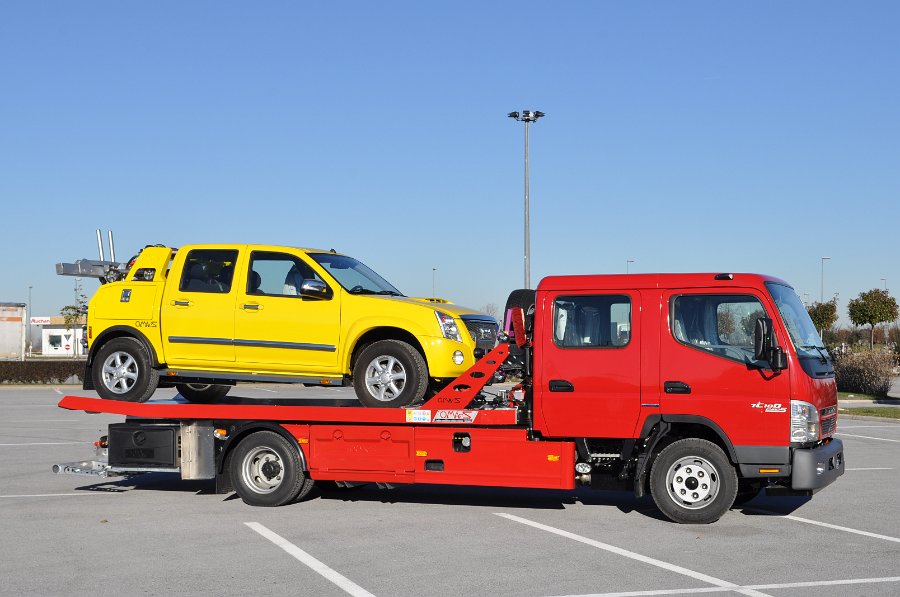 Ook kleine bergingsvoertuigen...........