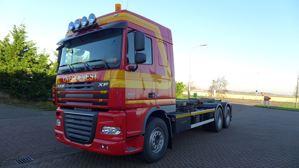 Nieuwe daf gereed voor het zware werk.............