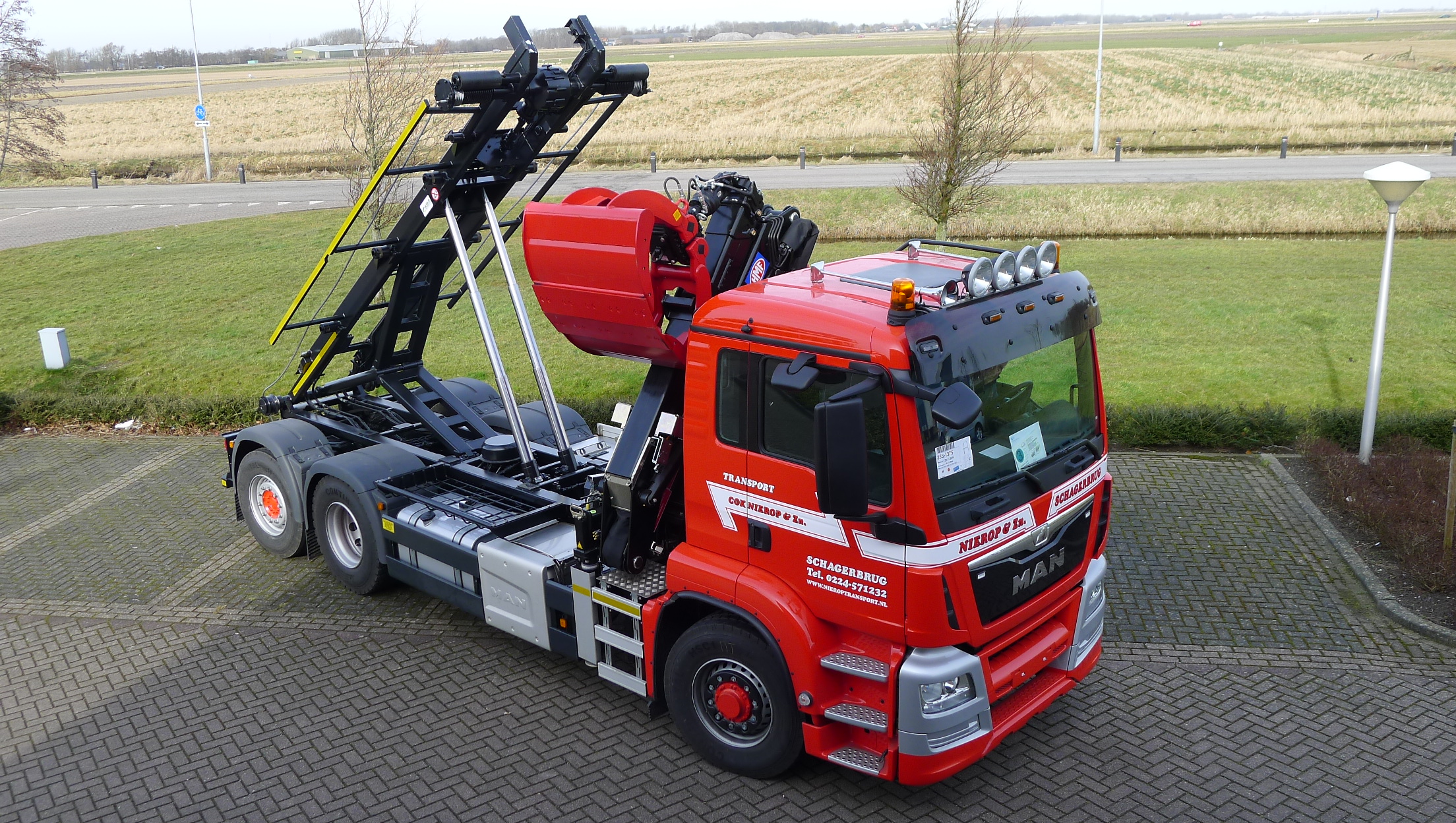 Nieuwe container installatie voor Nierop Transport en Trafficservice B.V. uit Schagerbrug.