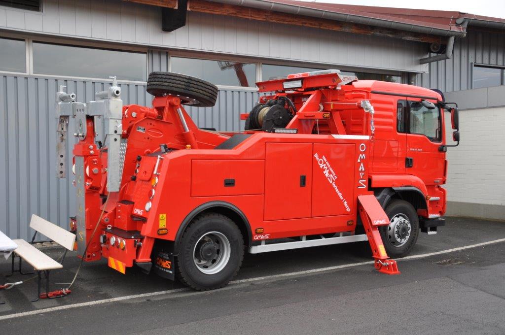 4 Lieren op uw bergingsvoertuig.........