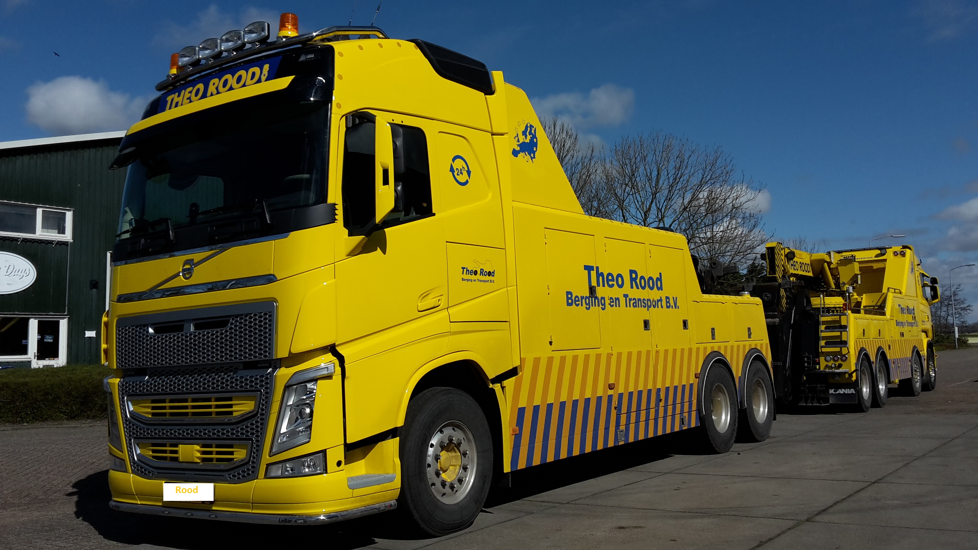 Nieuwe wrecker in gebruik.........