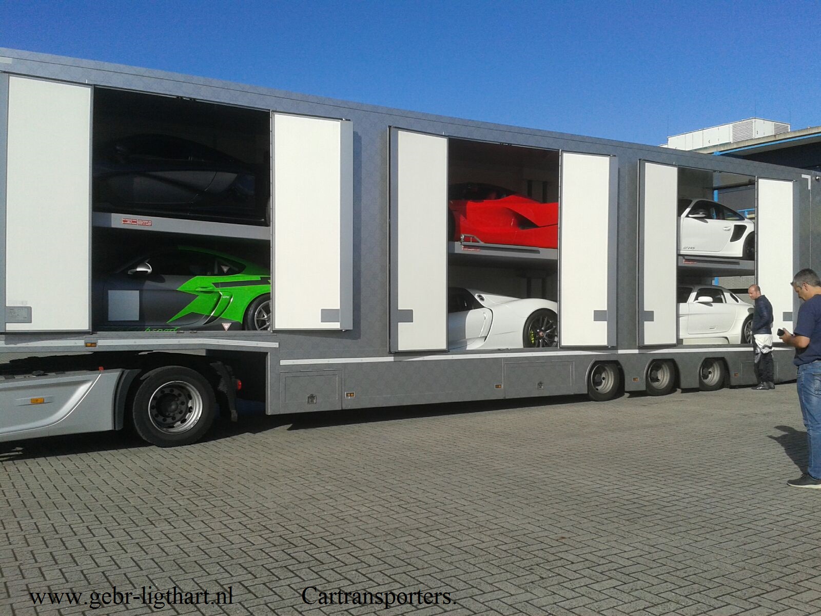 Ligthart autotrailers / cartransporter.