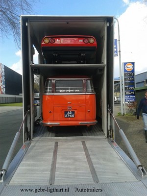 ligthart autotrailer cartransporter.