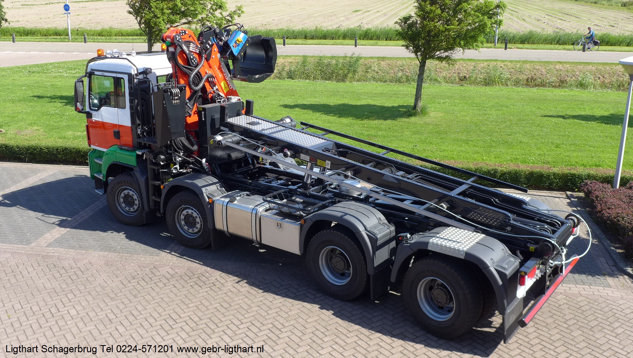 Nieuwe container installatie gereed voor gebruik.