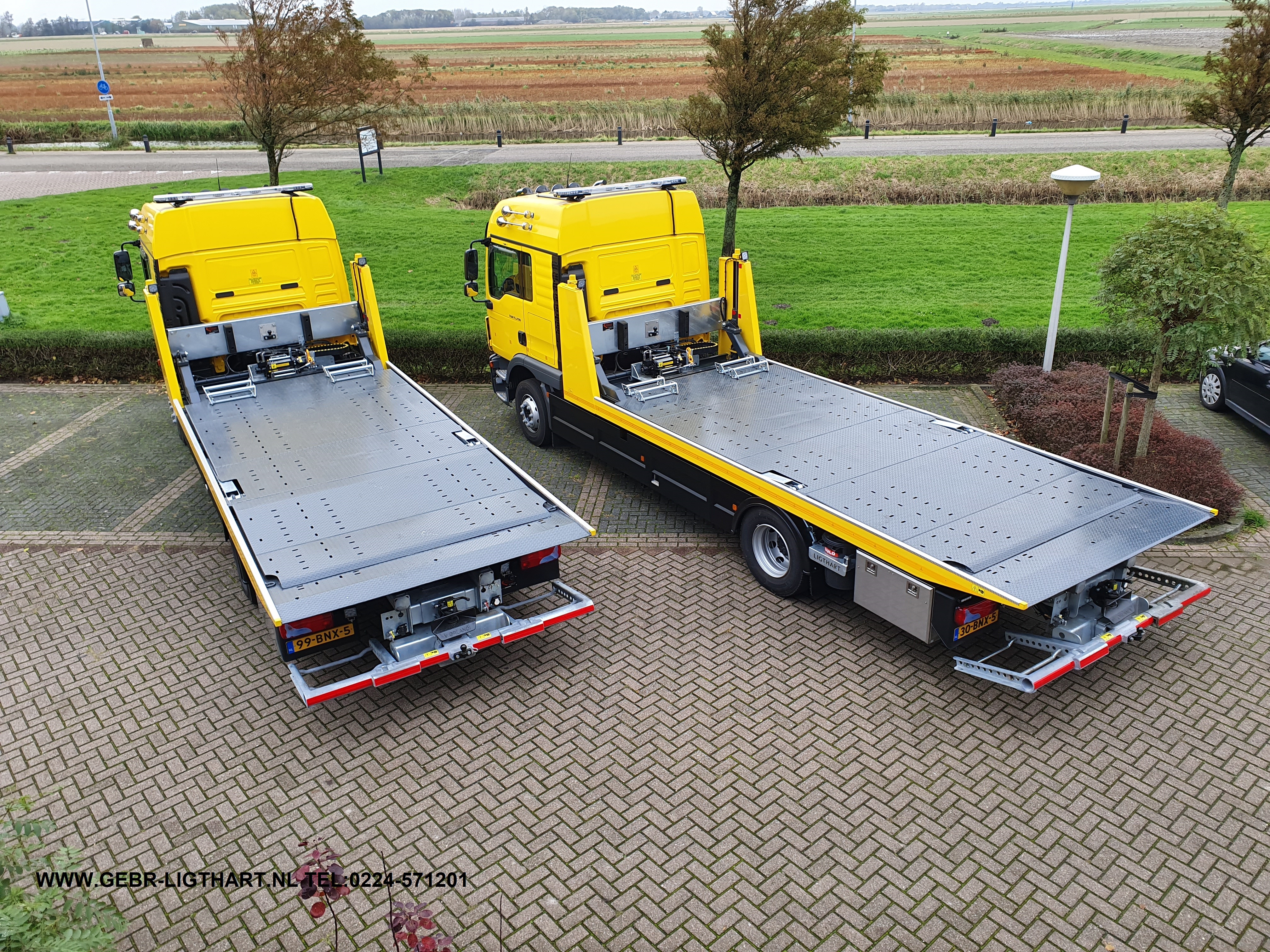 Serie Ligthart schuifplateau's nieuw in gebruik genomen