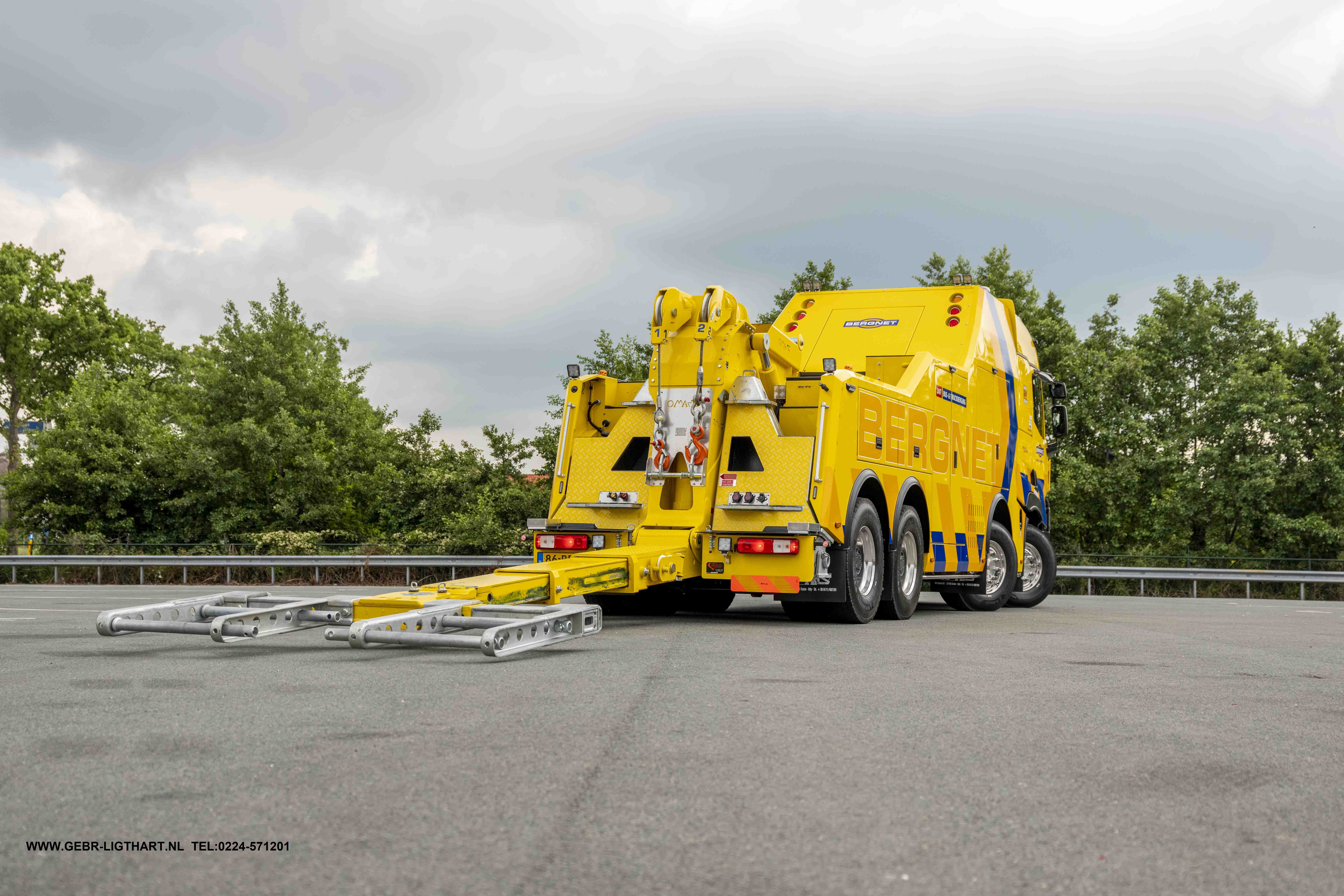 Nieuwe zware Omars Wrecker voor Bergnet