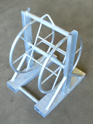 Stalen kabelhaspel