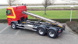 Overbouw HTS/NCH bandsysteem op nieuw DAF truck chassis