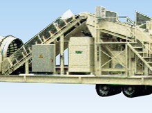mobiele stenenpakket machine
